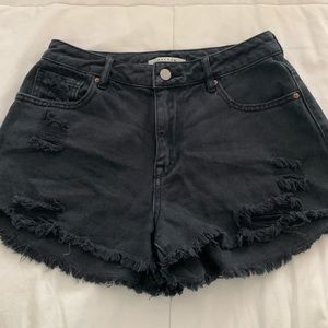 PACSUN HIGH WAISTED FESTIVAL SHORTS